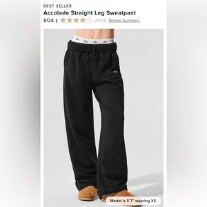 Women’s ALO Yoga Accolade Straight Leg Sweatpants